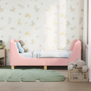 Struttura letto per bambini con testata Rosa 70 x 140 cm