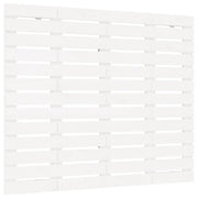 Testiera | Testata da Parete Bianca 106x3x91,5 cm Legno Massello di Pino