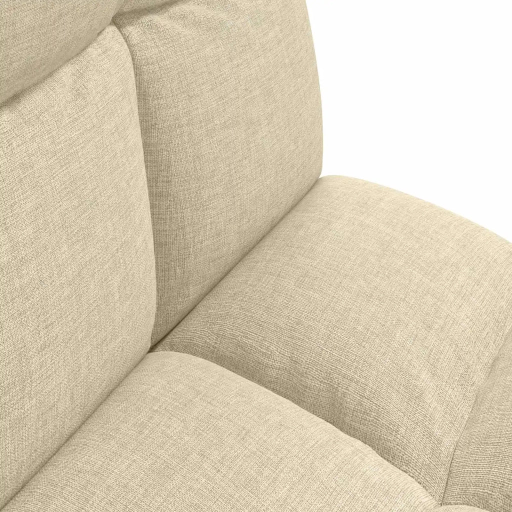 Sedia da Pavimento Crema 50 x 61 x 57 cm Tessuto 42028147