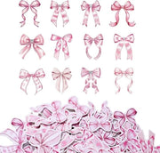 240 pezzi di confetti a strisce rosa Coquette rosa strisce decorazione per compleanni decorazione per matrimoni per ragazze decorazioni per la festa di nozze accessori per la fotografia del matrimonio