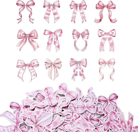 240 pezzi di confetti a strisce rosa Coquette rosa strisce decorazione per compleanni decorazione per matrimoni per ragazze decorazioni per la festa di nozze accessori per la fotografia del matrimonio