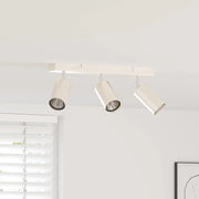 Faretto da soffitto Nichel 38 x 6 x 16 cm Metallo 4108199