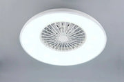 VAJMAT PLAFONIERA LED CON BORDO METALLO BIANCO CON VENTILAT - TRIO
