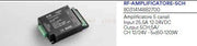 AMPLIFICATORE DI POTENZA 5 CANALI INPUT 12-24VDC OUTPUT 5CH;5A CH12 E 24V MAX 25A 10,7X7,5X2,45CM