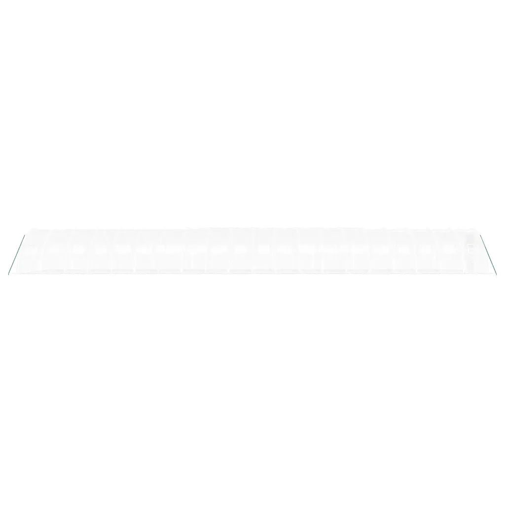 Serra con Telaio in Acciaio Bianco 80 mÂ² 20x4x2 m
