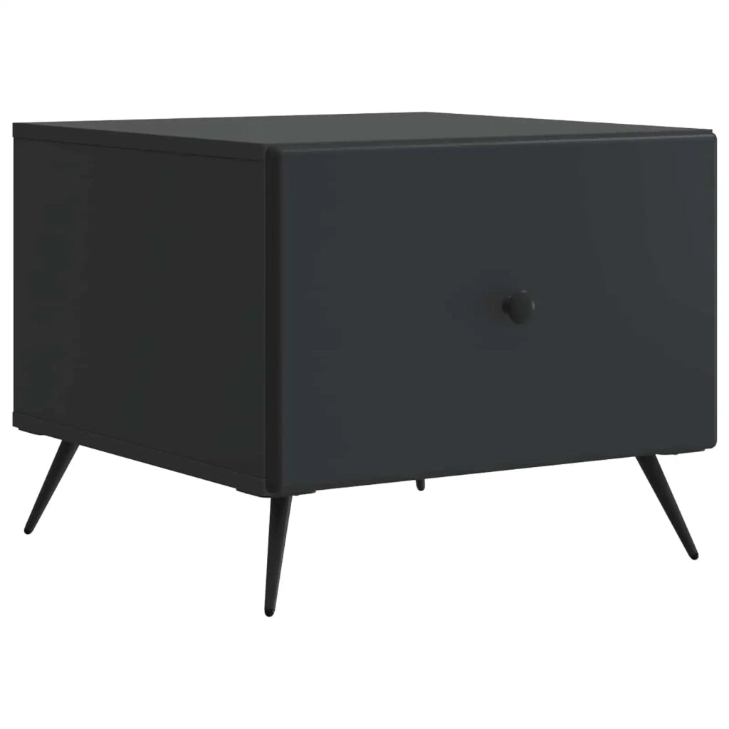 Tavolino da salotto Nero 49 x 50 x 40 cm Legno ingegnerizzato 895656