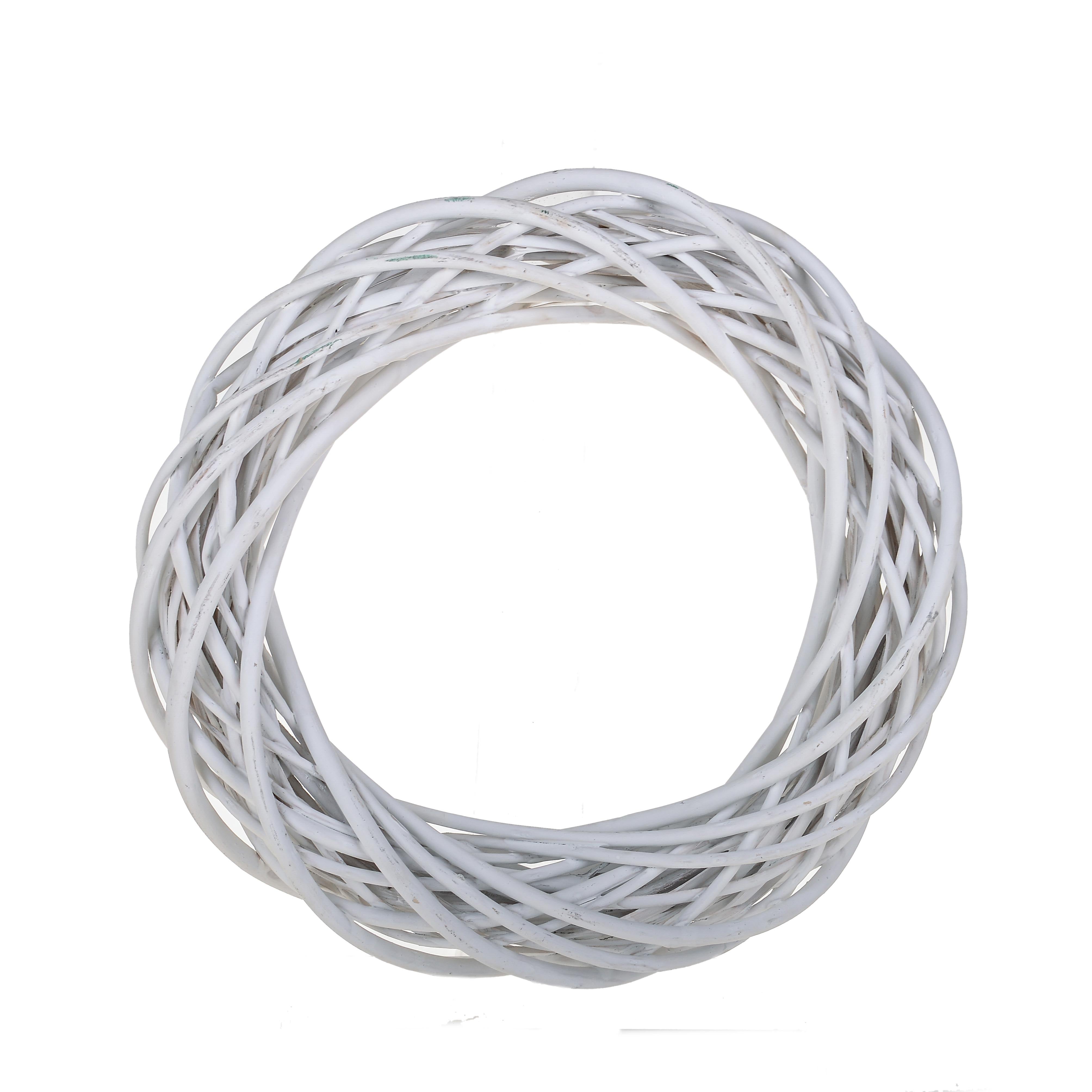 Set 4 Corone Intrecciata di Willow Larghezza 30 cm