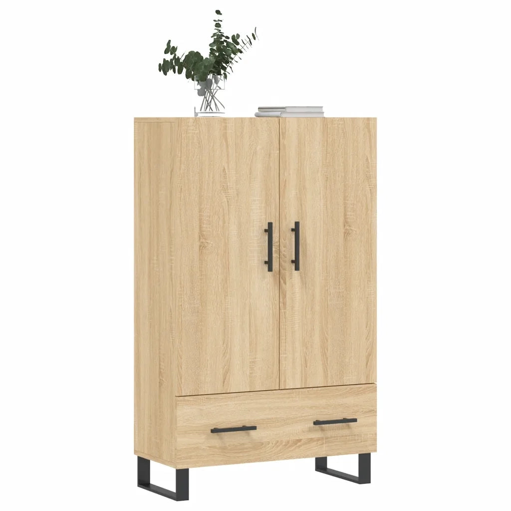 Credenza Rovere Sonoma 69,5x31x115 cm in Legno Multistrato 828263
