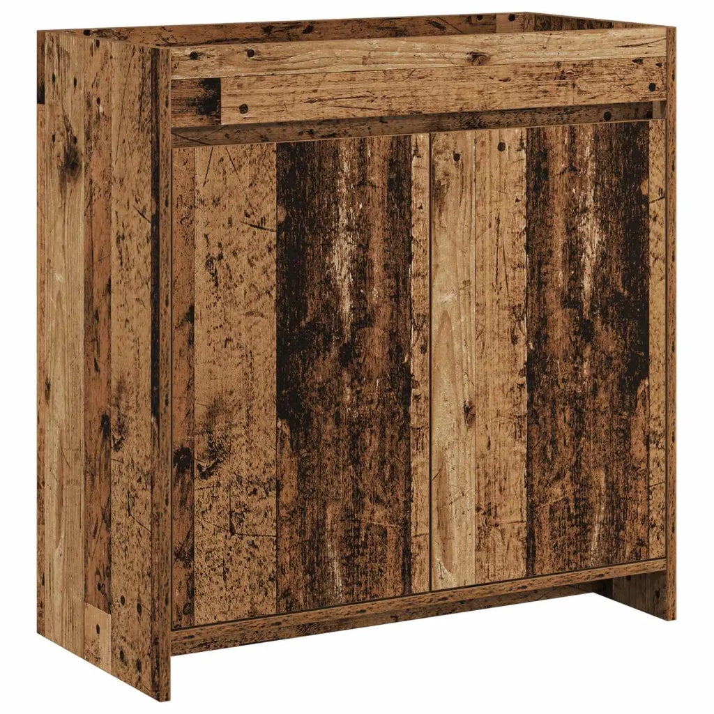 Mobiletto da Bagno Sotto Lavabo Legno antico 890790