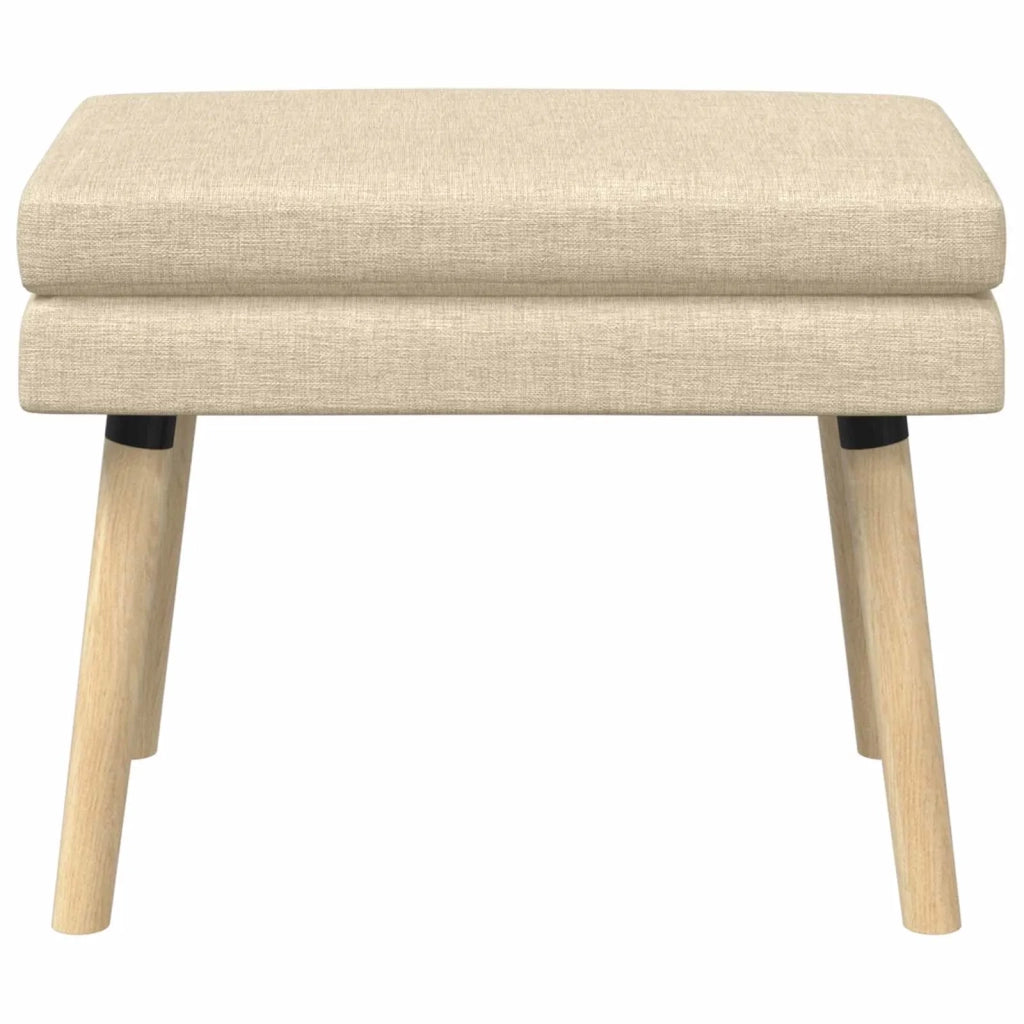 Panchina a doppio strato Crema 60 x 40 x 46 cm Tessuto 42038424