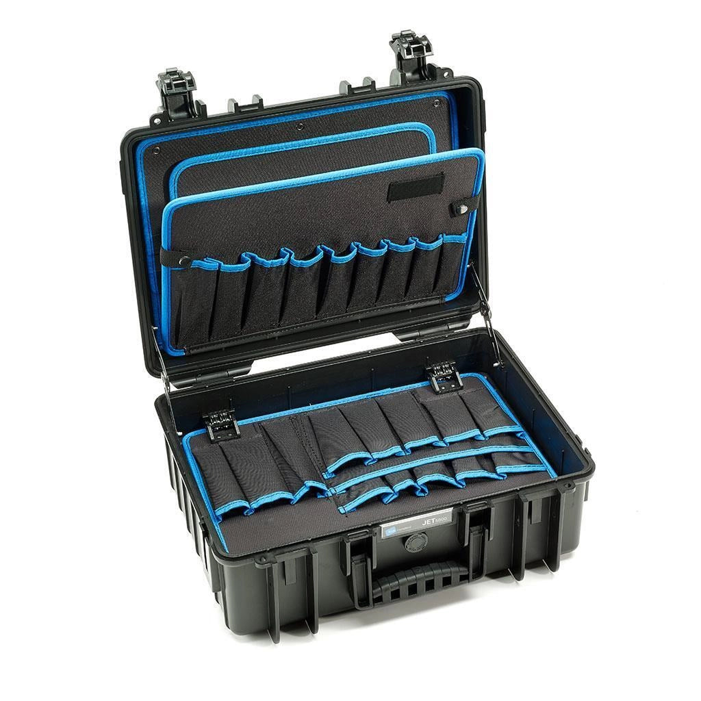 B&W Cases JET 5000 Nero, Blu Polipropilene (PP)