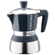 Pedrini MyMoka induction Caffettiera 2 tazze Tortora