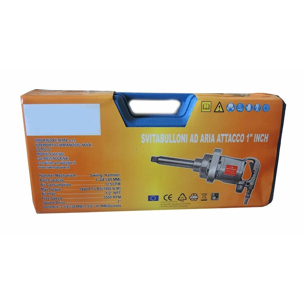 Trade Shop - Avvitatore Pneumatico 1'' Aria Compressa Pistola Svitabulloni Camion Bus Trattori -