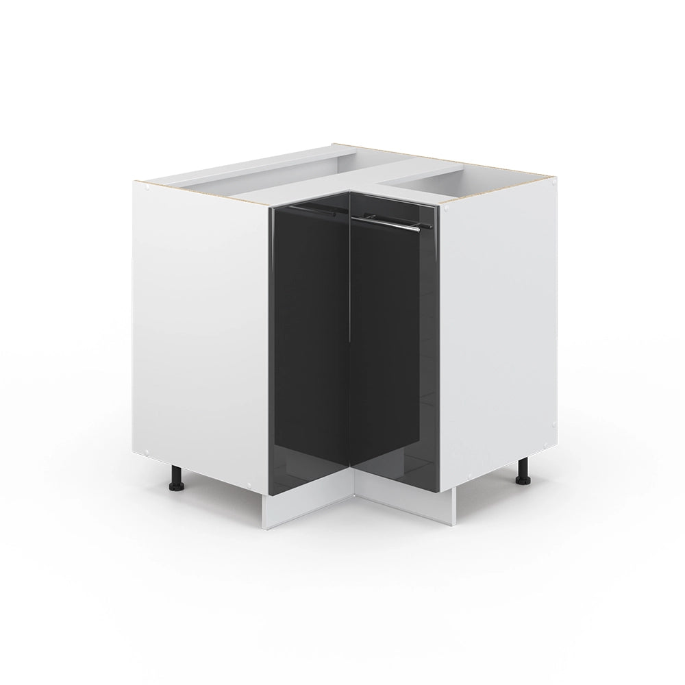 Vicco Mobile ad angolo cucina Antracite lucido 80.5 cm senza piano di lavoro