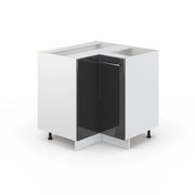 Vicco Mobile ad angolo cucina Antracite lucido 80.5 cm senza piano di lavoro