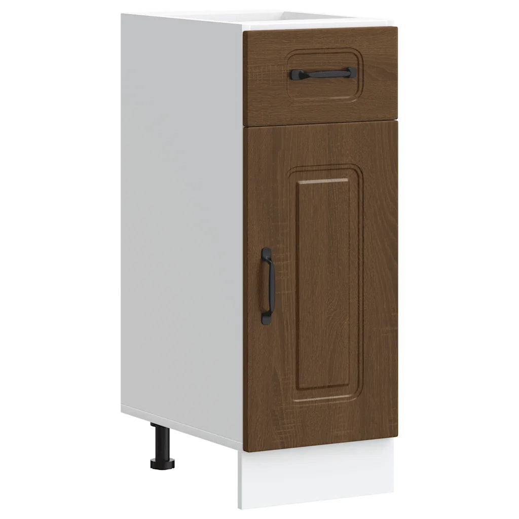 Base da Cucina Kalmar Rovere Marrone in Legno Multistrato