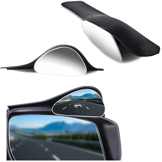 Specchio Convesso a Dodeci Angoli Auto - Vetro HD - Impermeabile - Campo Visivo Ampio - Disegno Regolabile