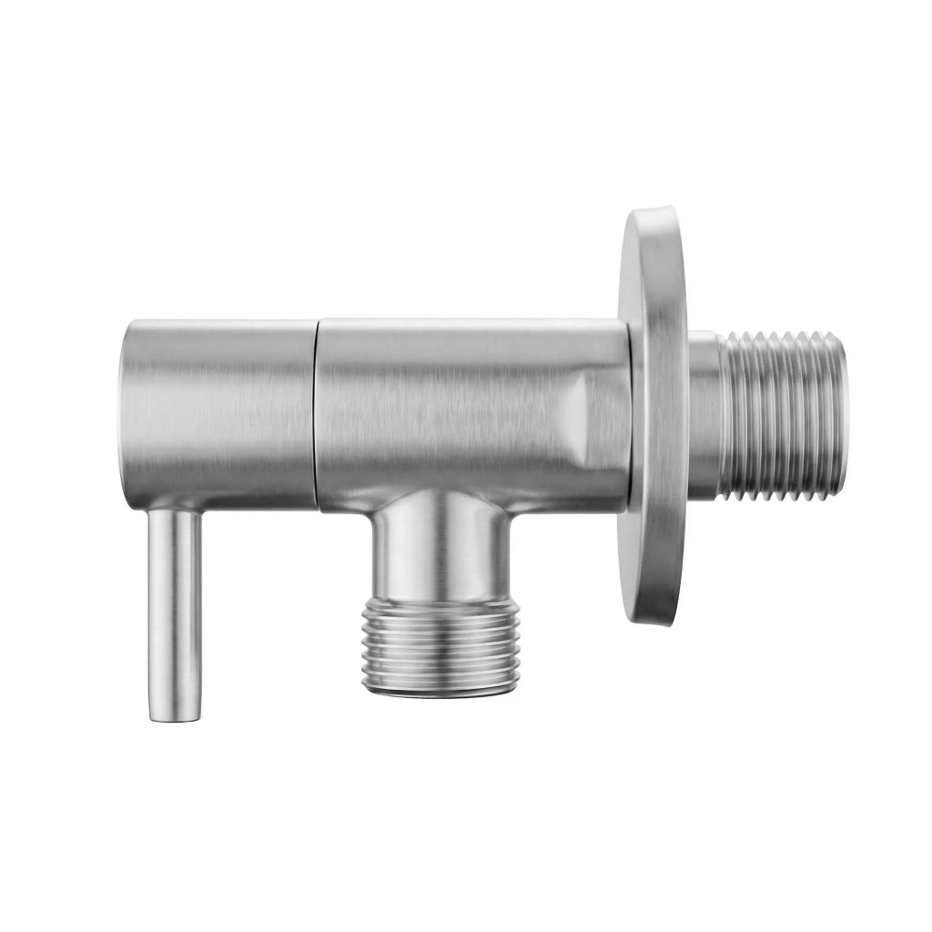 Valvola Ad Angolo 1/2" X 3/8" Brush Nickel
