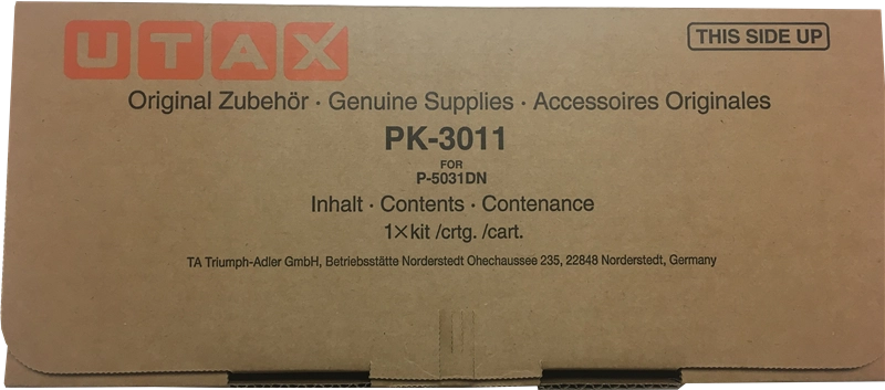 ORIGINAL Utax toner nero PK-3011 1T02T80UT0 ~15500 Seiten