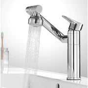 Trade Shop - Rubinetto Miscelatore Per Lavabo Lavandino Girevole 360° Con Doppio Areatore -