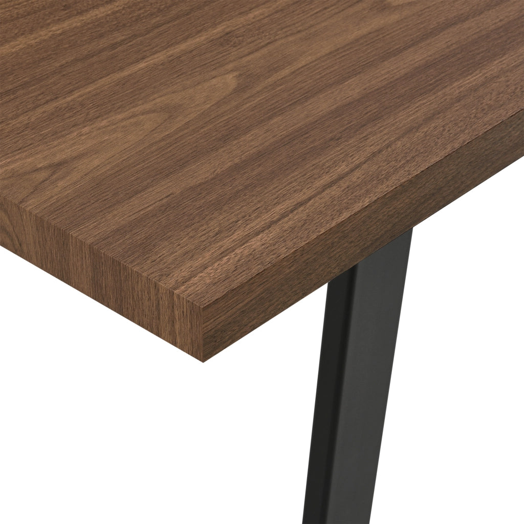 Tavolo da Pranzo (LuxLaxA) 200x100x76 cm Tavolo da Cucina per 8 Persone - Gambe di Design in Acciaio Nero e Piano Tavolo