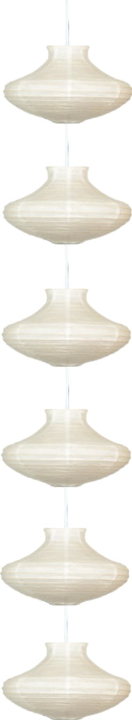 Candellux GRIFF lampadario bianco 6xE14 Ø25 h200cm IP20