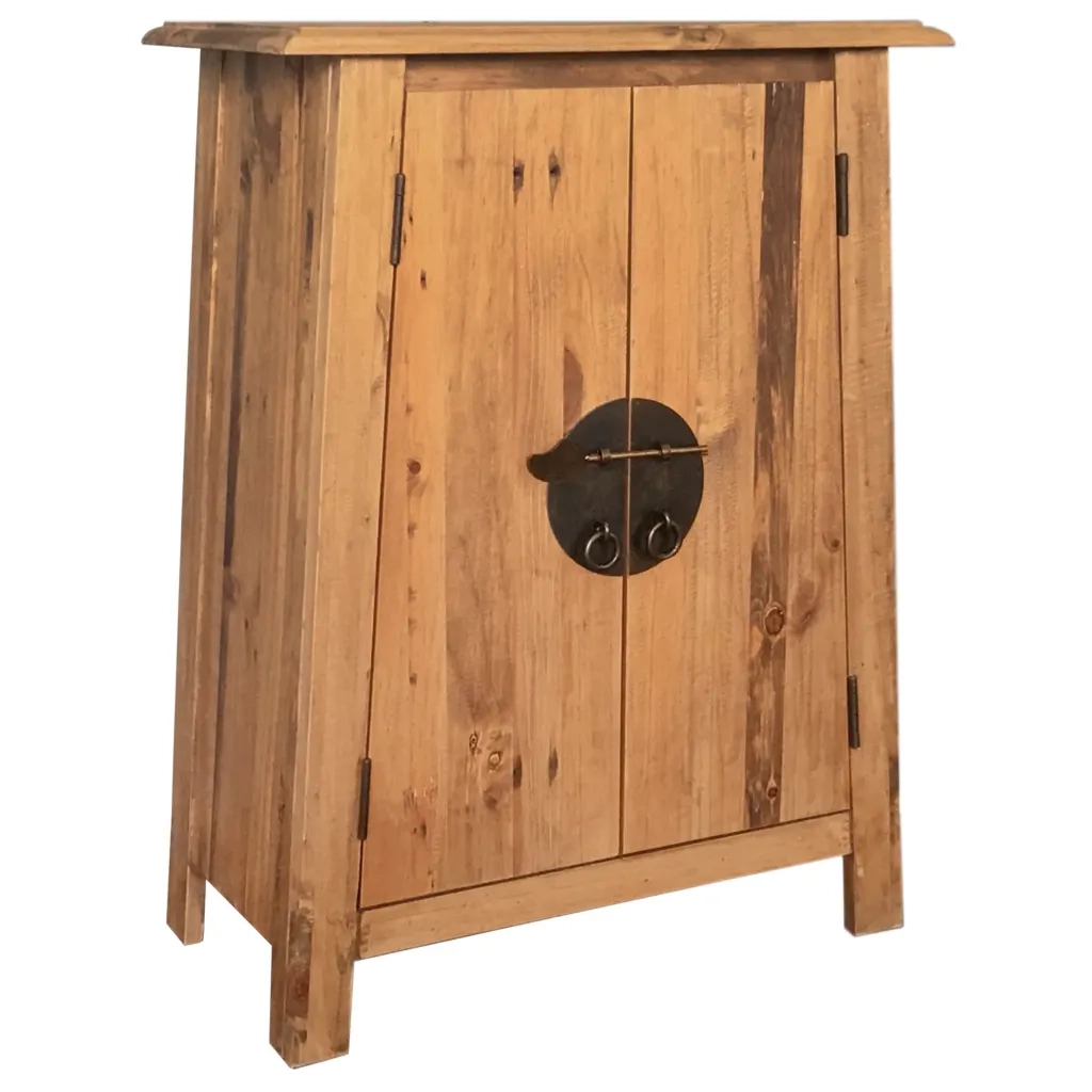 Set da Bagno 5 pz in Legno Massello di Pino 275425