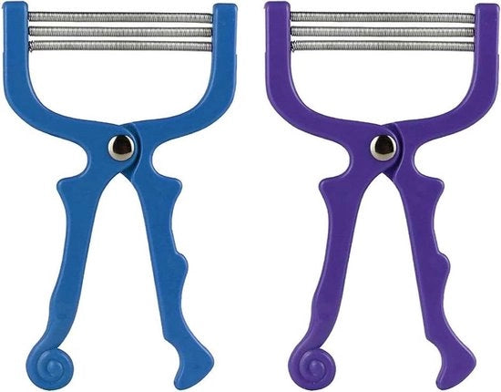 Set per rimozione peli del viso con tecnologia Lente - Epilatore per donna - Accessorio per bellezza con tecnologia avanzata - Blu e viola