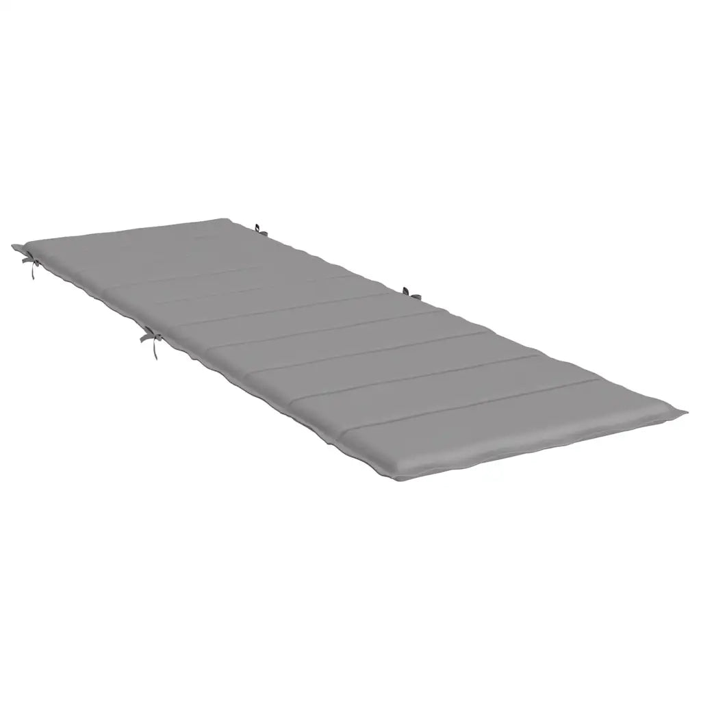 Cuscino per Lettino Prendisole Grigio 186x58x3 cm