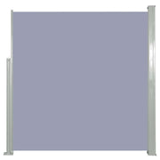 Tenda da sole laterale retrattile/schermo privacy per patio giardino terrazza balcone 140 x 300 cm grigio 02_0007089