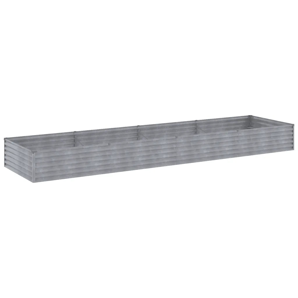 Fioriera Rialzata da Giardino-Vaso da giardino 387x100x36 cm in Acciaio Corten