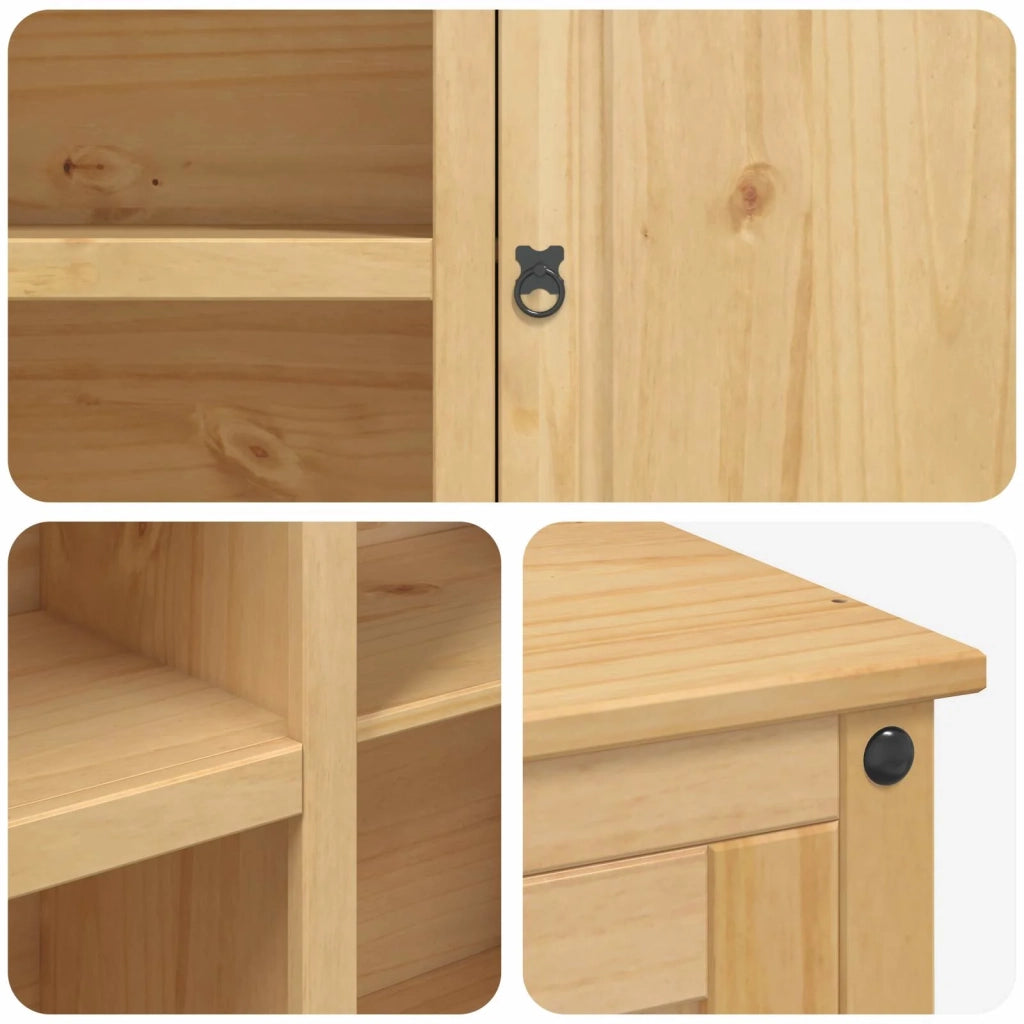 Carrello da Cucina 2 pcs Cera di Miele 112 x 77 x 91,5 cm 3425382