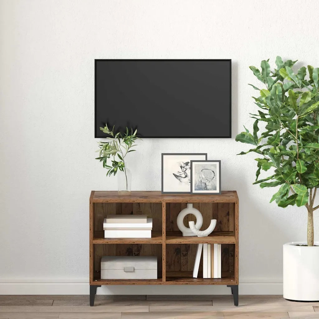 Set mobile TV Montaggio a parete Marrone Legno ingegnerizzato 875110