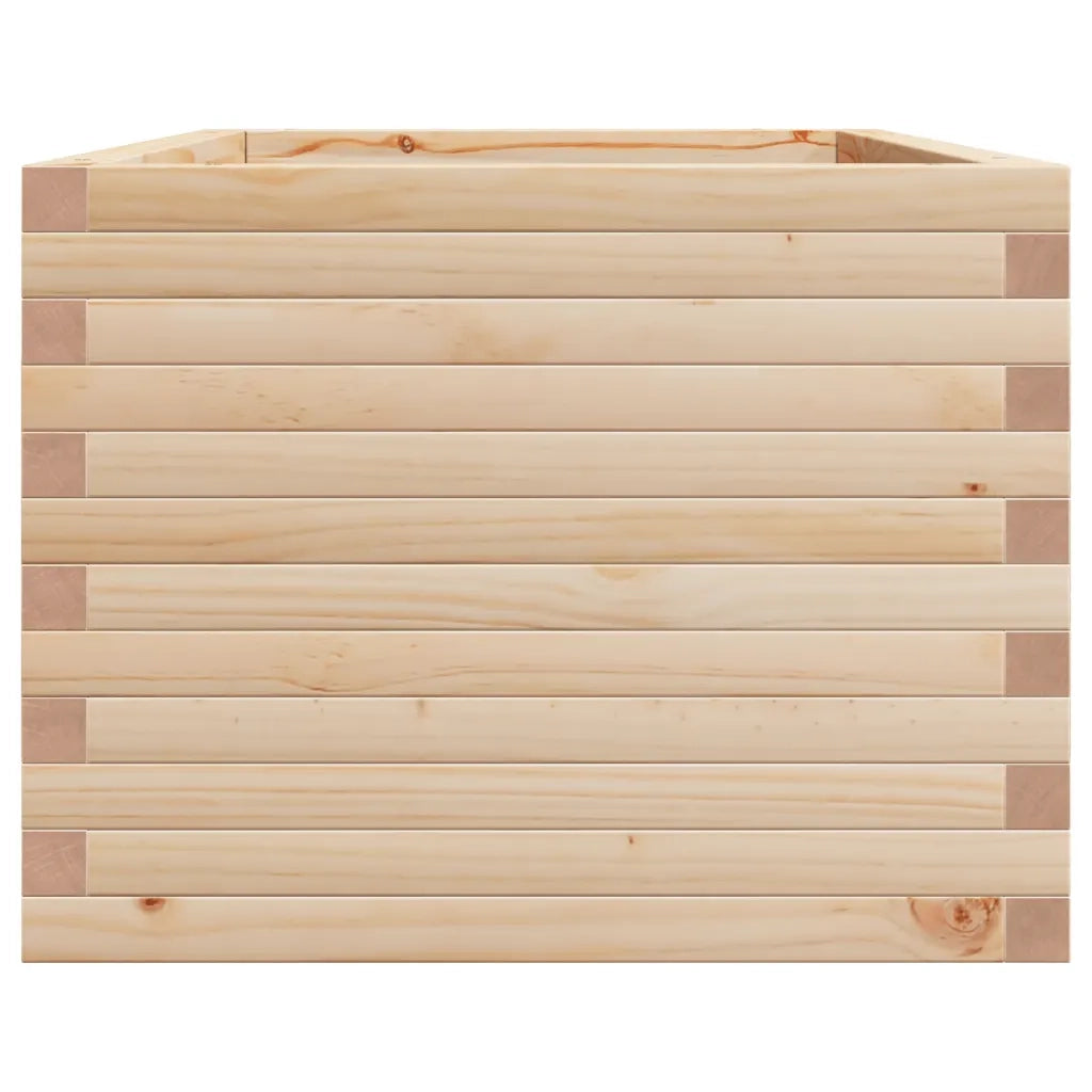 Fioriera da Giardino-Vaso da Esterno 90x60x46 cm in Legno Massello di Pino