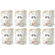 Multipack 8 confezioni assorbello tappetini igienici flower per cani 60x60
