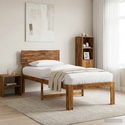 Letto Singolo con Testiera ROSTOCK Naturale 90 x 200 cm 903372