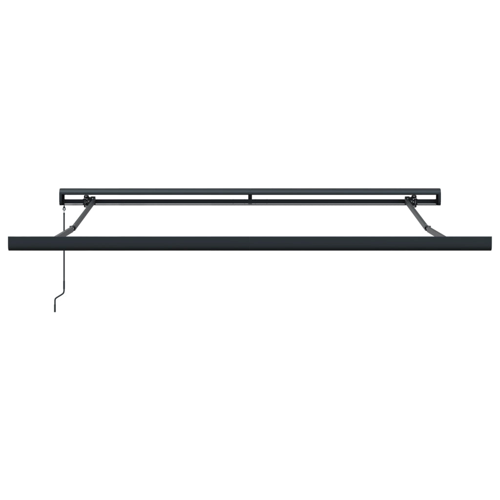 Tenda retrattile manuale nera 350x250 cm
