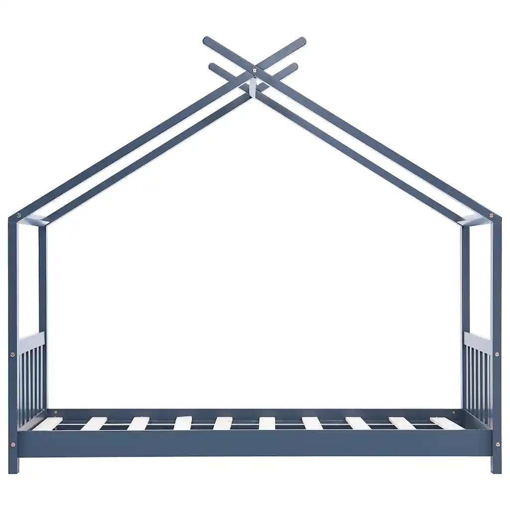 Giroletto per Bambini Grigio in Massello di Pino 70x140 cm 283370
