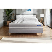 Pacchetto letto completo - Materasso 180x200cm + Box spring con doghe (kit) + 2 cuscini + Piumino - Actilatex Touch