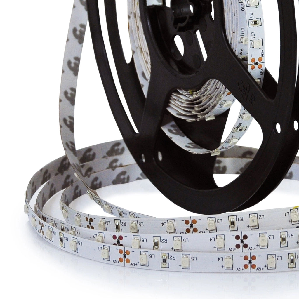 Striscia LED 12V 5m IP20 rossa per interni tagliabile Polux