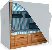 Copriporta per ombrellone, impermeabile e resistente ai raggi UV, tessuto 600D Oxford, acqua e neve, 155 x 90 x 160 cm (l x p x h), grigio