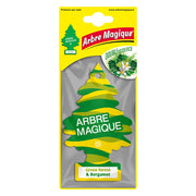DEODORANTE AUTO 'ARBRE MAGIQUE' 'double essence' - green forest e bergamot- 24 confezione  - BricoGo
