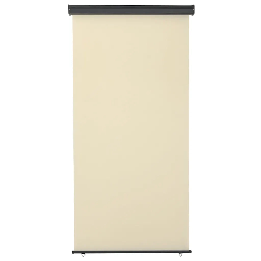 Tendalino Laterale per Balcone-Tenda da Sole Laterale per Patio 125x250 cm Crema
