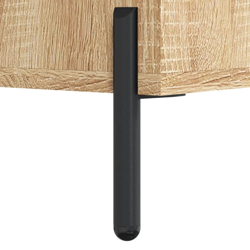 vidaXL Comodino Rovere Sonoma 40x35x47,5 cm in Legno Multistrato