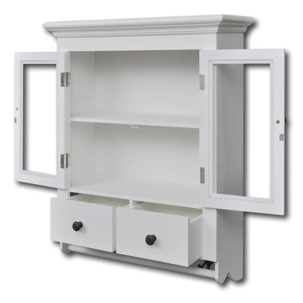 Pensile da Cucina in Legno con Anta in Vetro 241374