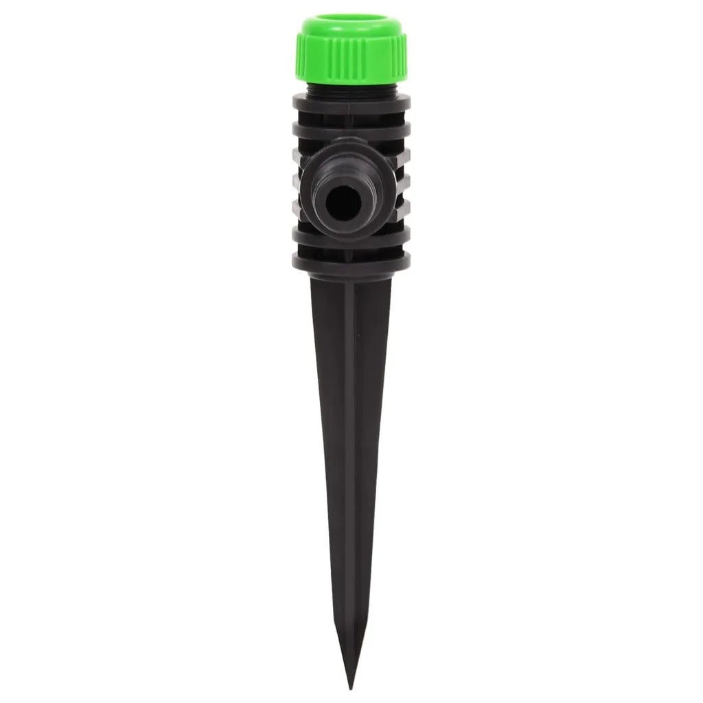 Irrigatori Rotanti 6 pz Verdi e Neri 3x6x19,5 cm ABS e PP 154449