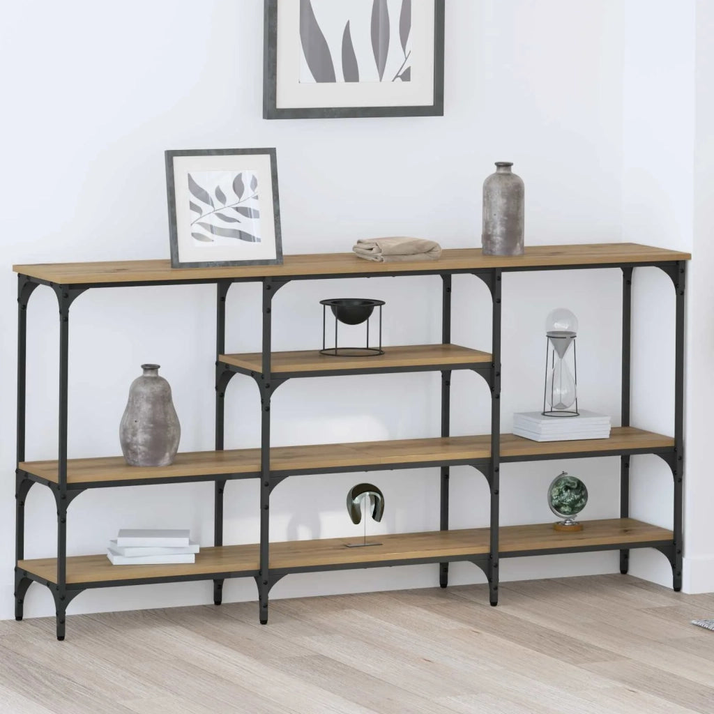 Tavolo consolle rovere artigianale 160 x 29 x 80 cm 883557
