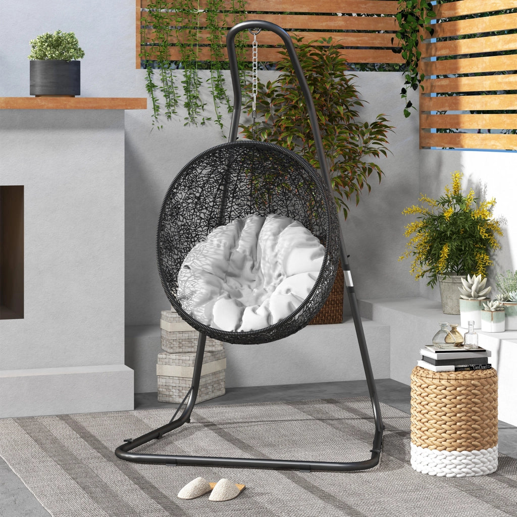 Supporto per Amaca ¨C Zephmum ¨C Nero 133x116x195/230 cm