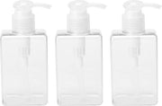 Sacchetto di viaggio portatile 150 ml - Pennello di plastica gonfiabile - Flacone di pompa liquida per viaggi - Articoli igienici per la vacanza - Cosmetici