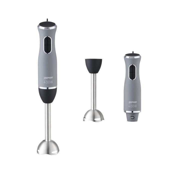 Frullatore a Immersione Acciaio ZHC87 Zephir Watt 400 2 Velocita 230 V
